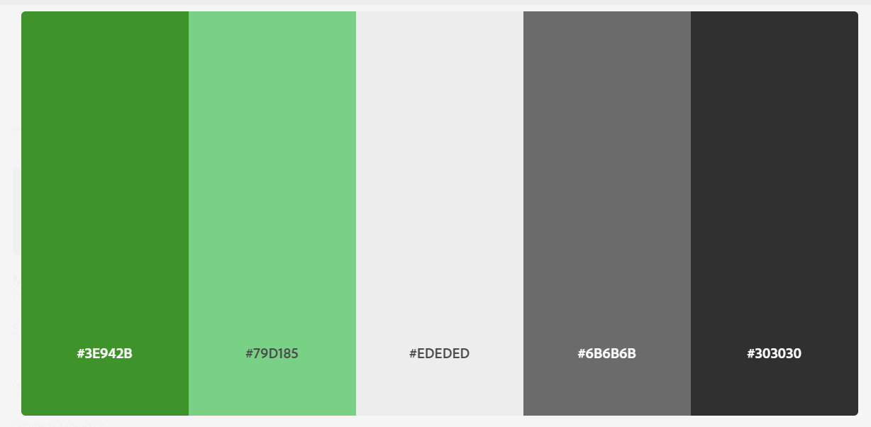 Colour Scheme Swatches